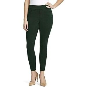 Nine West Heidi Pull-On Skinny Jeans Womens 6 Green New Yoga Stretch Twill Pants